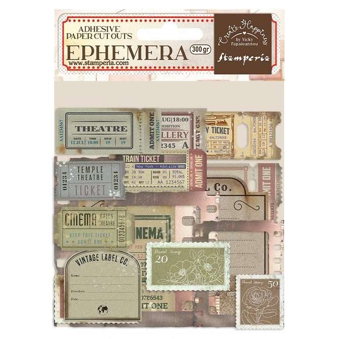 Stamperia - Christmas Tickets Ephemera