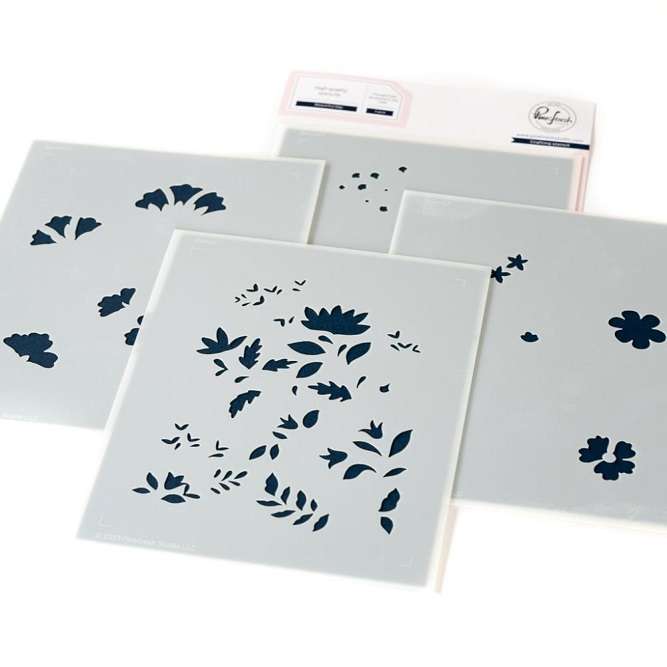 Pinkfresh - Beautiful Day Stencils