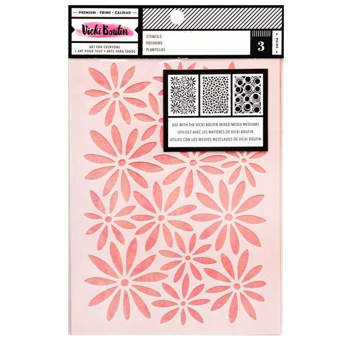 AC - Vicki Boutin Mixed Media Stencil