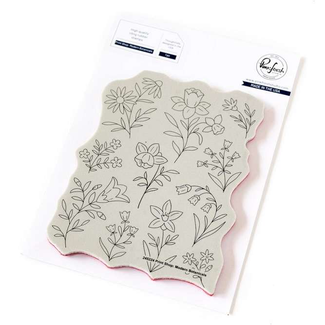 Pinkfresh - Modern Botanicals Stamp