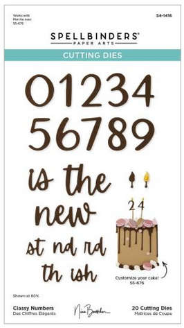 Spellbinders -  Classy Numbers