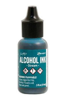 Tim Holtz - Alcohol Ink - Stream