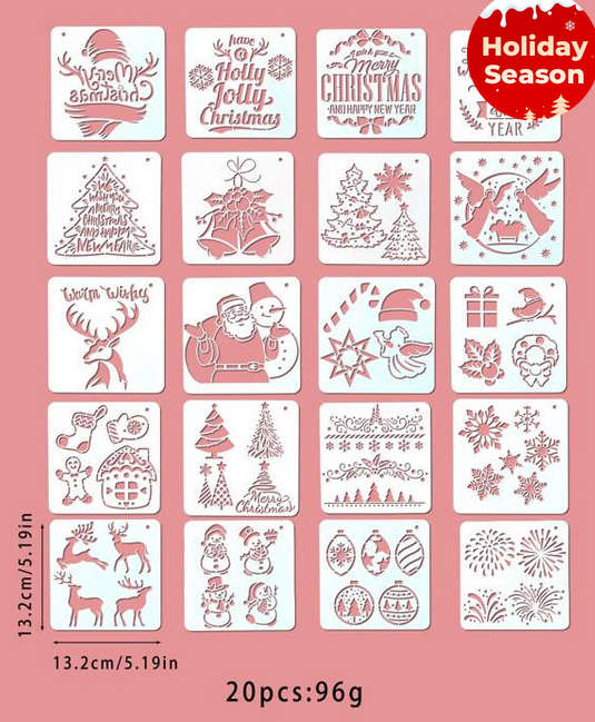 Christmas Stencil Set 1