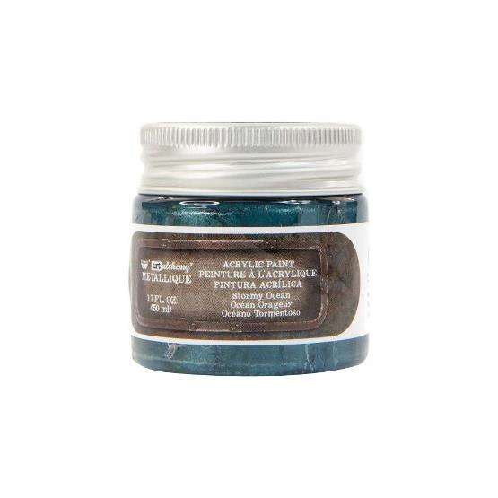 Metallique Acrylic Paint - Stormy Ocean