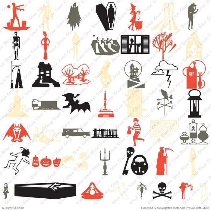 Cricut Cartridge: A Frightful Affair