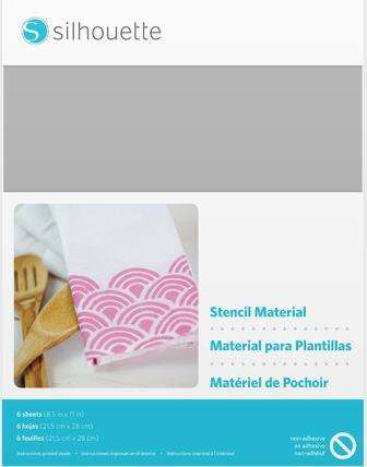 Silhouette Stencil Sheets (Non-Adhesive)