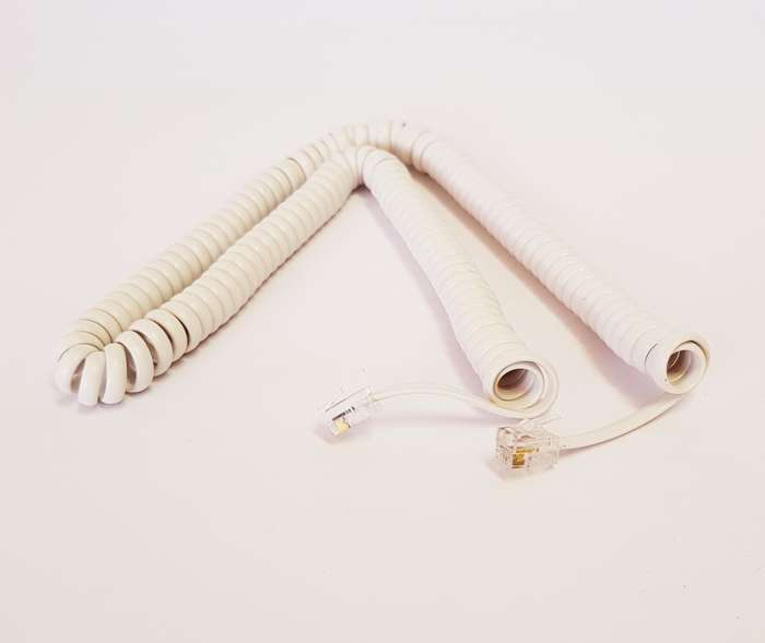 Telephone Curly cord replacement -  5m length