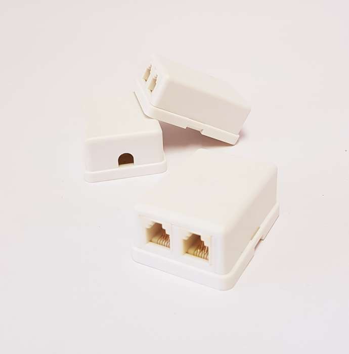 Telephone Wall box - Double (2 x RJ11)