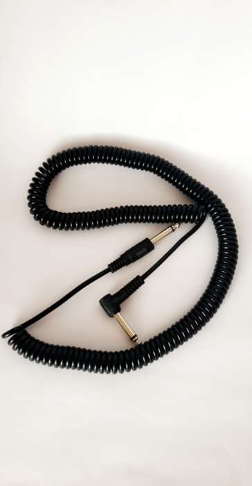 GUITAR CORD 6.3mm - 6.3mm MONO JACK (6M) CURLY CORD