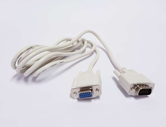 VGA MONITOR CABLE (1.8M) Male to Female plugs