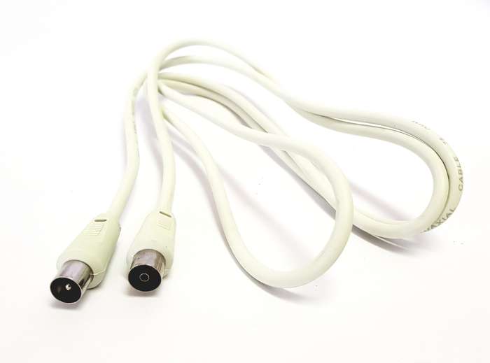 TV & Satellite Flylead Cable (Male-to-Female) - 10m