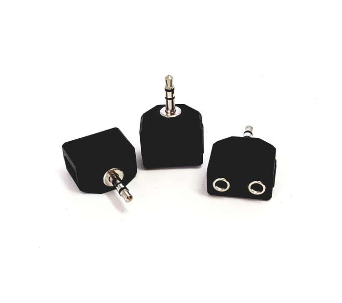 Adaptor 3.5mm STEREO (Male) to 2 x 3.5mm (Female)