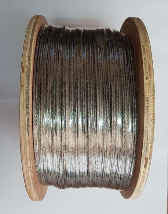 Braided Aluminium Electric Fence Wire Spool (1000m)
