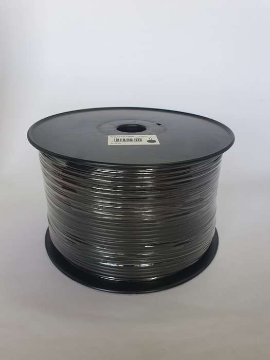 Speaker Cable 2.5mm Twin Flex Ripcord  100m Roll (Black)