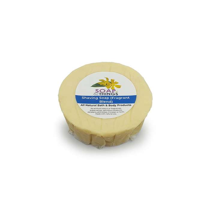Soft Shaving Soap, Fragrant Blend Essential Oils Natural Shaving Soap (Refill)