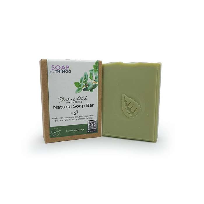 Buchu & Herbs Soap Bar, Herbal Essential Oils Natural Handmade Soap