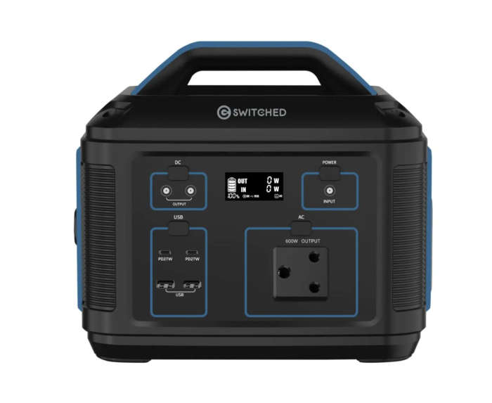 Switched Power Station 600W (555Wh) 3 Prong SA Plug Point