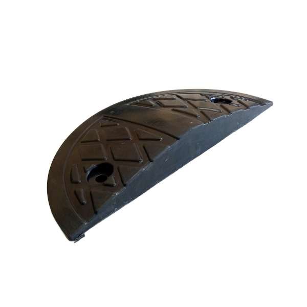 PremiumSun Speed Hump End Cap without Cat Eyes (17X34X49CM) Black