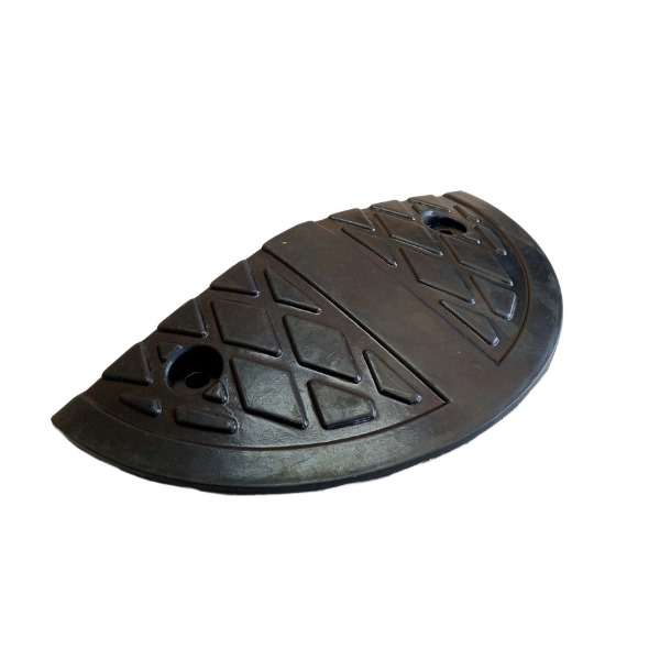 PremiumSun Speed Hump End Cap without Cat Eyes (17X34X49CM) Black