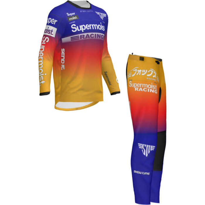 Supermoist Custom made Enduro, MX, Motocross, Free Style or Supermoto FULL riding kit to order. - S