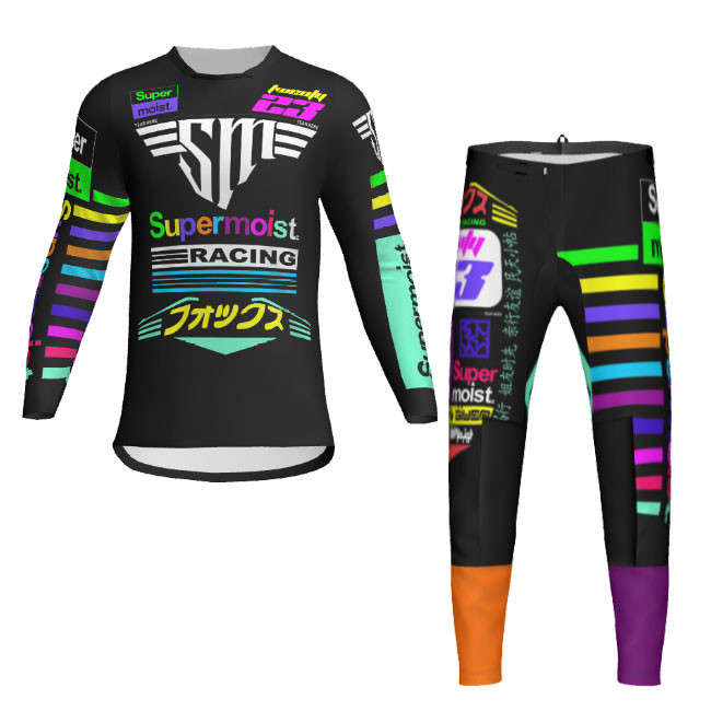 Supermoist Custom made Enduro, MX, Motocross, Free Style or Supermoto FULL riding kit to order. - S