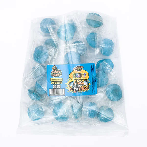 Fizzy Bomb Bubble Gum Blue  25's