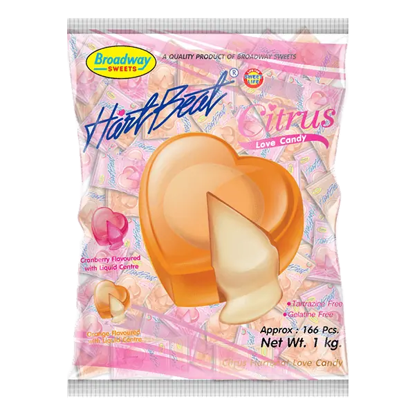 Heartbeat Citrus 1Kg 166's