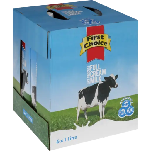 Milk Long Life First Choice 6X1Lt