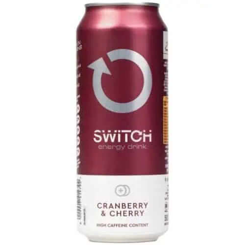 Switch Energy Drink Cranberry &amp; Cherry 6X500ml