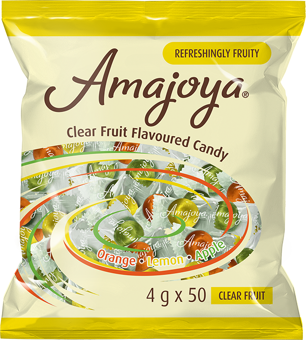 Amajoya Hard Candy- Clear Fruit 50s