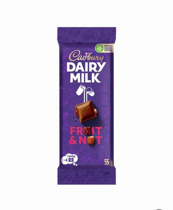 Cadbury Slab- Fruit And Nut 55g