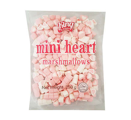King Mini Heart Mallows 250g