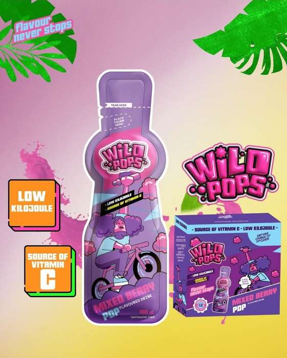 Wild Pops Mixed Berry 12x100ml