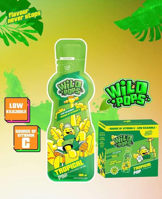 Wild Pops Tropical 12x100ml