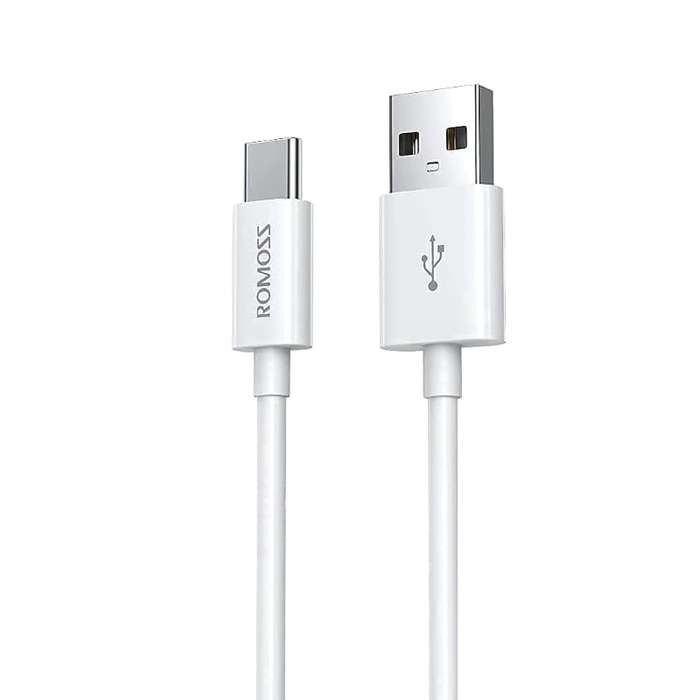 Romoss Usb To Type-C 3A Cable - White