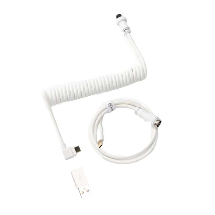 Keychron Coiled Aviator White Cable
