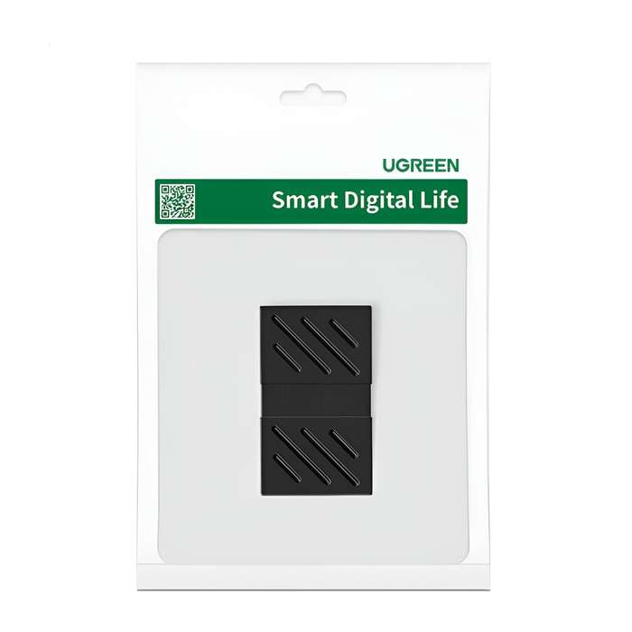 UGREEN RJ45 1Gbps Ethernet Cable Extender Adapter - Black