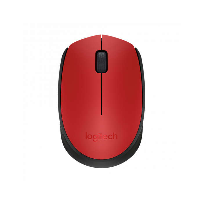 Wireless Logitech M171 Mouse Red