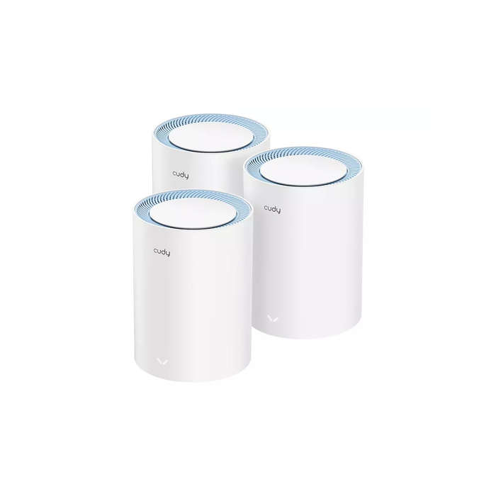 Cudy Dual Band WiFi 5 1200Mbps Fast Ethernet Mesh 3 Pack | M1200 (3-Pack)