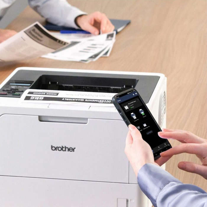 Brother HL-L5210DW A4 Wi-Fi Mono Laser Printer - with 3yr Warranty