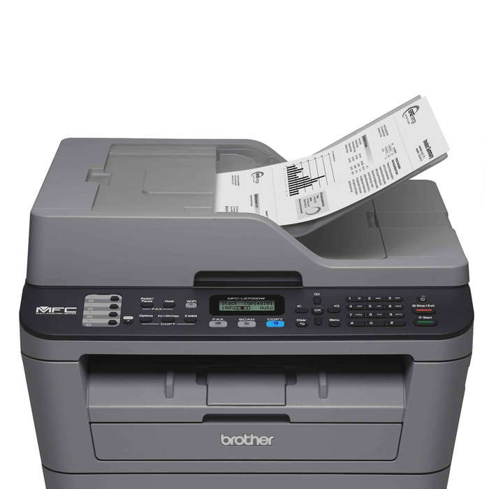 Brother MFCL2700DW A4 Mono Multifunction Laser Printer - with 3yr Warranty