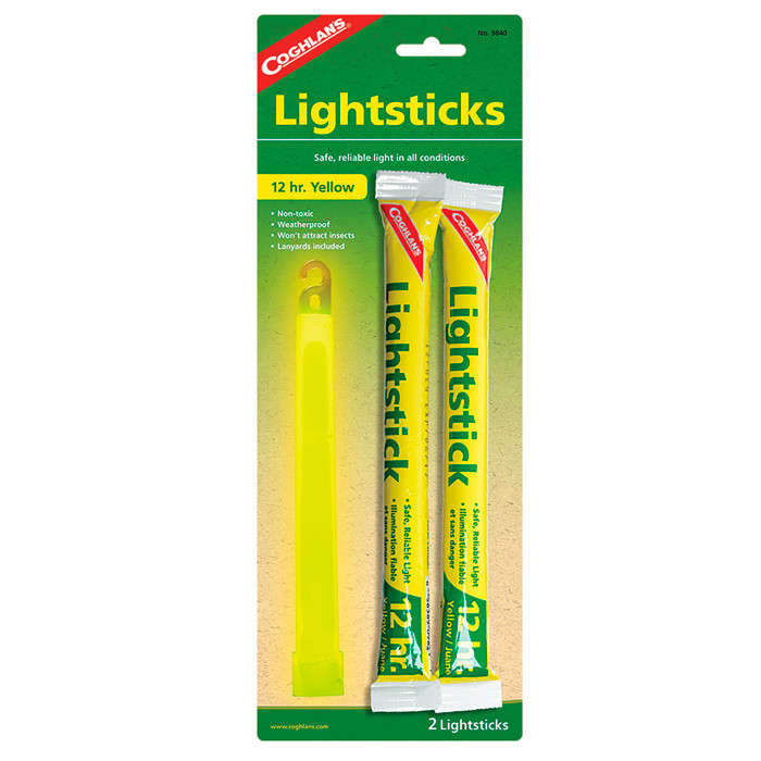 Coghlan's Lightsticks Yellow 2pk