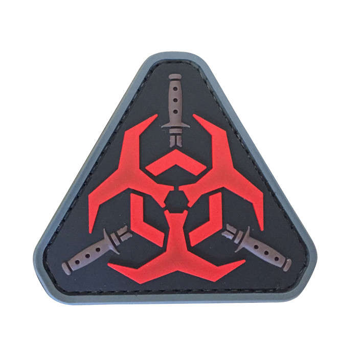 TacSpec "Biohazard Swords" PVC Velcro Patch