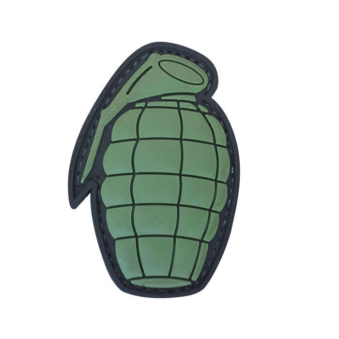 TacSpec "Hand Grenade" PVC Velcro Patch