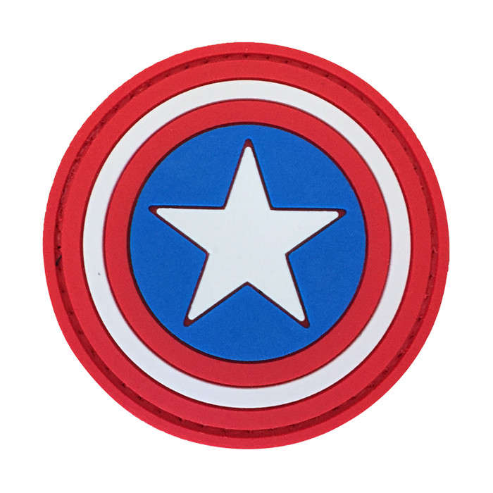 TacSpec "Captain America Shield" PVC Velcro Patch