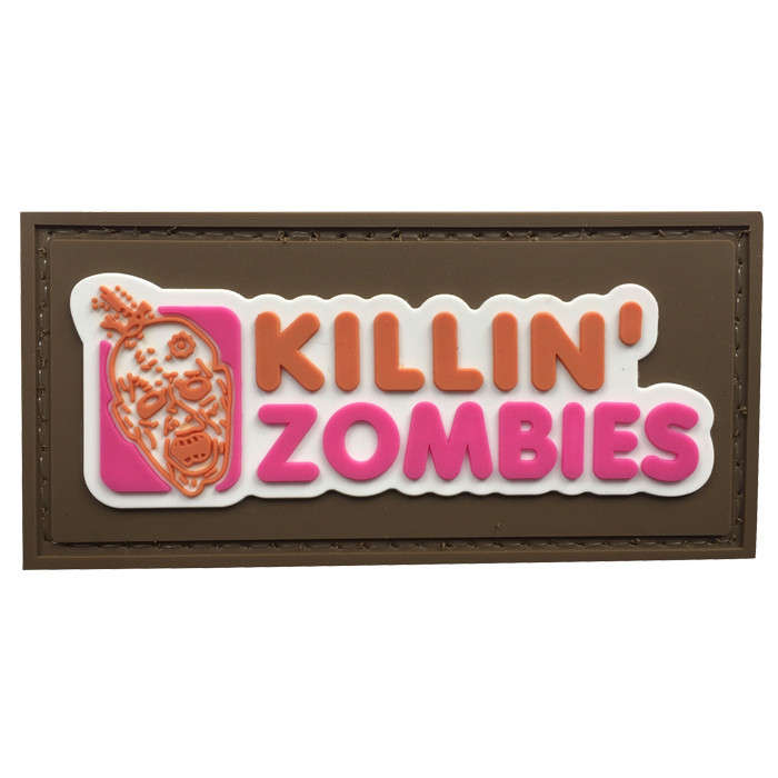 TacSpec "Killin Zombies" PVC Velcro Patch