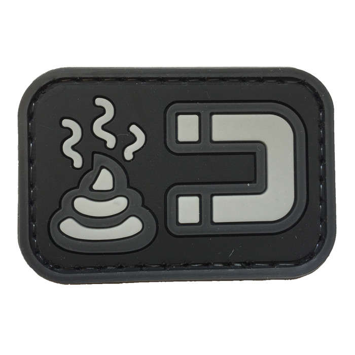 TacSpec "Sh* Magnet" PVC Velcro Patch - Black