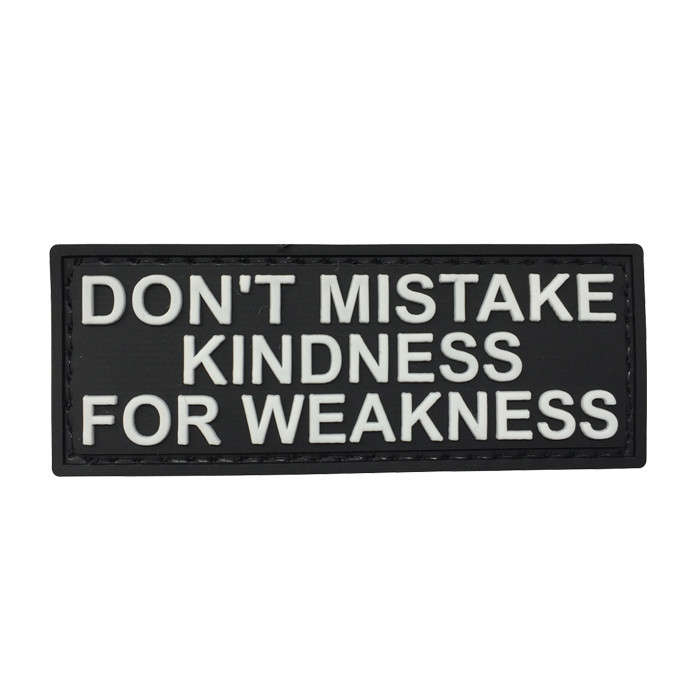 TacSpec "Don't Mistake" PVC Velcro Patch