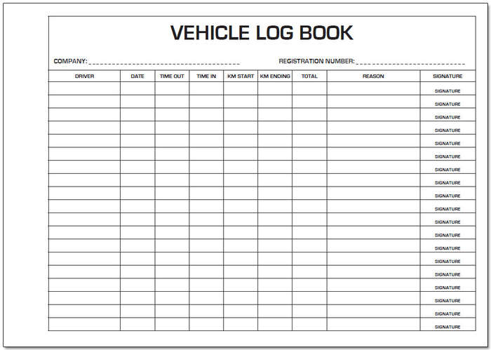 Vehicle Log Book
