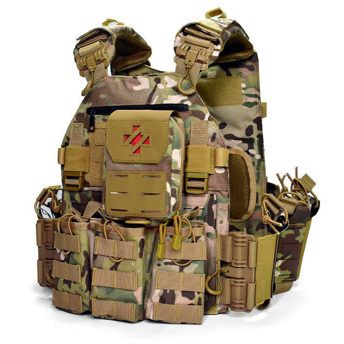 TacSpec Agile LCS QR Plate Carrier Vest w/ Pouches - Various OD